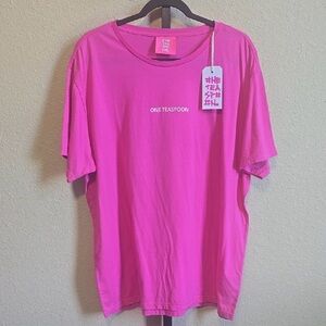 One Teaspoon Hot Pink XL Tee New with Tags